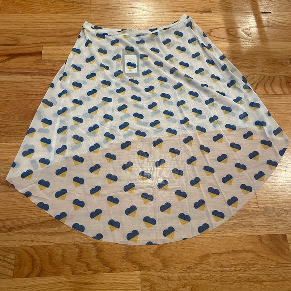 Élève Dancewear Mid Length High Low Skirt - Picture 2 of 3